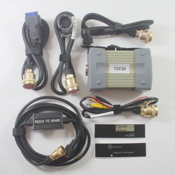 Supper 12V/24V MB STAR C3 Multiplexer Tester five Strong Copper Cables Star C3 Support Car and Truck (W)