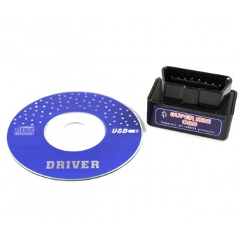 Super MINI ELM327 ELM 327 V1.5 OBD2/OBDII Black Car Code Scanner Tool