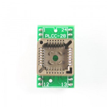 PLCC28 to DIP24 programmer IC adapter socket