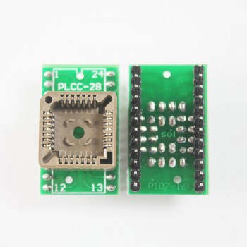 PLCC28 to DIP24 programmer IC adapter socket