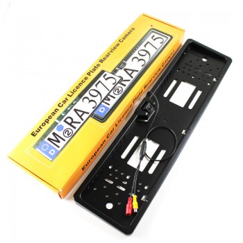 European car licence plate Frame rearview camera