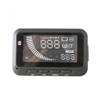 Car LCD OBD Fuel Consumption/Water Temperature/Speed/HUD Head Up Display 