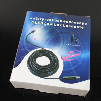 10mm USB endoscope lens 6 LED Waterproof inspection Camera Borescope,mini computer camera
