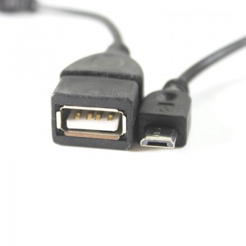 USB Female to Micro USB 5 Pin Male Adapter Host Cable OTG For Camera Mobile Phone Mp3 Tablet PC