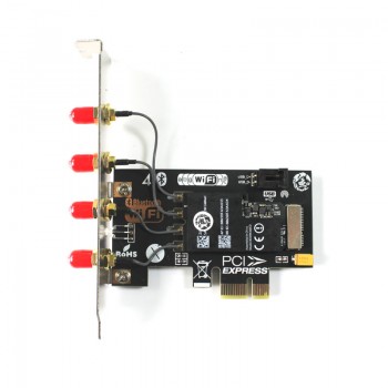 Broadcom BCM94360CD Dual-band 2.4&5GHz AC 4 Antennas Wireless Network Card with BT4.0 for Apple