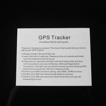 TK108 Mini Multifunctional Portable Waterproof GPS Tracker, Auto GPS Tracker