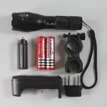 High Power UltraFire CREE XML-T6 2000 Lumens Torch Zoomable 5 modes LED Flashlight