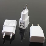 EU Plug Dual USB 5V 2A Wall Charger Adapter USB Charger Travel Power 2 USB Port for iPhone 5s for iPad Galaxy S3 S4 Note 3 N9000