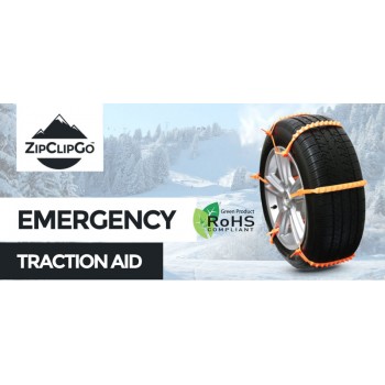 ZipClipGo Emergency Traction Aid for snow ice and mud for cars trucks SUVs