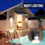 Led Solar Light 8Led Outdoor Lamp Waterproof PIR Motion Sensor Solar Lamp for Energy Saving Sense Light garden decoration