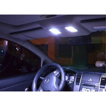 T10 24 SMD COB LED Panel Super White Car Auto Interior Reading Map Lamp Bulb Light Dome Festoon BA9S 3 Adapter 12V