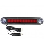 Car Advertising Led Moving Sign 7X40 Pixel 12V Red Running Scrolling Message
