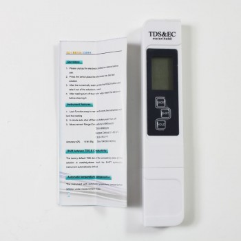 TDS EC Meter Temperature Tester pen 3 In1 Function Conductivity Water Quality Measurement TDS&EC Tester 0-9000ppm