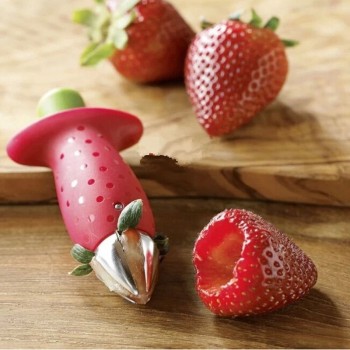 Fruit Easy Cutter Corer Remover Strawberry Stem Leaves Huller Kitchen Tools Hot