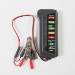T16897 12V Auto Car Digital Battery Alternator Tester 6 LED Lights Display Indicates Condition Diagnostic Tool