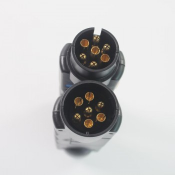 12V 7pin European Truck Trailer Plug Socket Tester Wiring Circuit Light Test Tool Car Circuit Tester Lighting board Testing