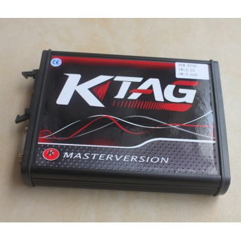 KTAG V7.020 V2.23 Online EU Red PCB OBD2 Manager Tuning Kit 4 LED ECU Programmer Unlimited（MK）