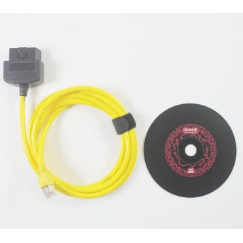 ESYS 3.23.4 V50.3 Data Cable For bmw ENET Ethernet to OBD OBDII 2 Interface Data E-SYS ICOM Coding for F-serie (MT)