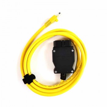 BMW E-SYS ENET cable for BMW F-series ICOM OBD2 Coding Diagnostic Cable Ethernet to ESYS Data OBDII Coding Hidden Data Tool