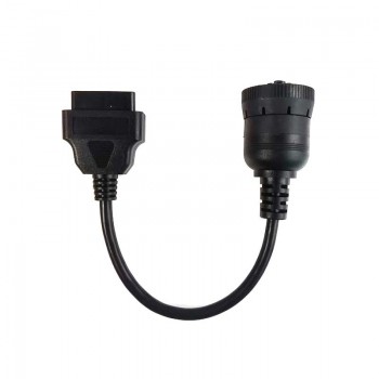 J1939 9pin to OBD2 16pin female adapter for cummins heavy truck diagnostic tool F