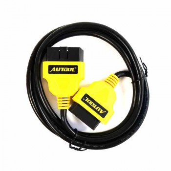 Autool 14cm/30cm/1m/1.5m OBD2 16Pin Extension Cable Car OBD Adapter Wire ELM327 OBD2 Extension Connector Cord