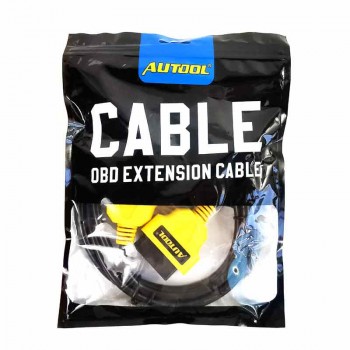 Autool 14cm/30cm/1m/1.5m OBD2 16Pin Extension Cable Car OBD Adapter Wire ELM327 OBD2 Extension Connector Cord