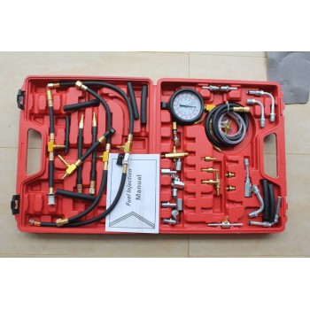 Fuel Pressure Tester Kit Master Fuel Injection Pressure Test Tool TU-443 TU443 manometer Gauge Kit system 0-120 psi