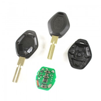 BMW EWS Remote Key 3 Button 433MHZ HU58 ID44 chip inside