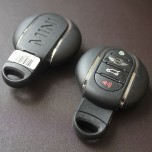 Original BMW Mini FEM smart remote 434MHz ID49 4 Button with Uncut Insert key