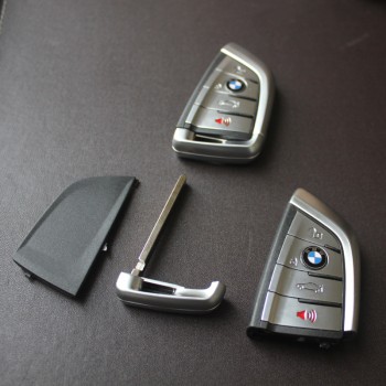 BMW FEM 4 Buttons 315/433/868MHz Smart Keyless Go Remote control key with HITAG Pro ID49 Chip with logo