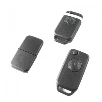 Mercedes Benz 1 button remote flip key shell HU39/HU64