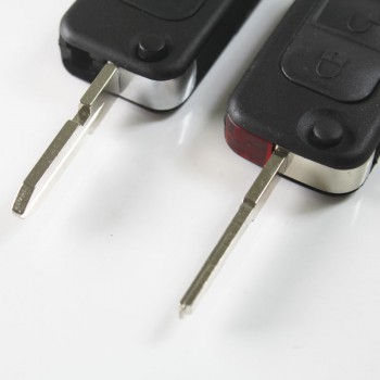 Mercedes Benz 2 button remote flip key shell HU39/HU64