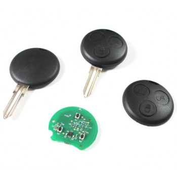 Mercedes Benz Smart City Fortwo Roadster 450 Remote Key Cover Case 3 Button 433MHZ Replacement