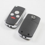 Honda 4 button (3+1) flip remote car key shell