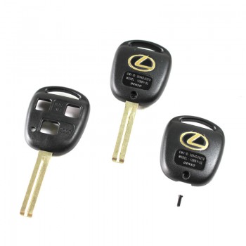 Lexus 3 Button Remote Key Shell TOY48 (Short) 