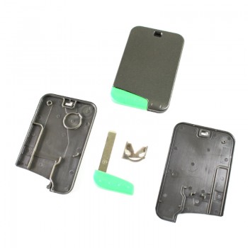 Renault Laguna Smart Card 2 Button Key Shell With Insert Small Key Blade 
