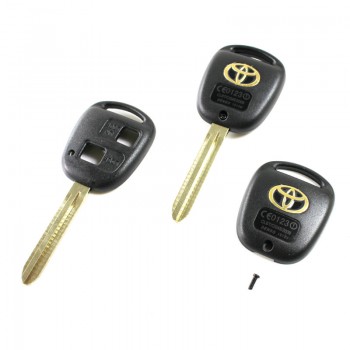 Toyota Key Shell 2 button Toy43 