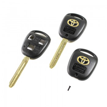 Toyota Key Shell 3 button Toy43  