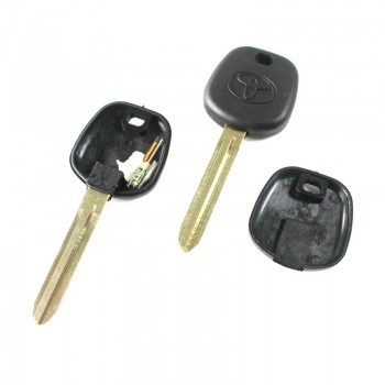 Toyota transponder key ID4C TOY43 with glass chip  
