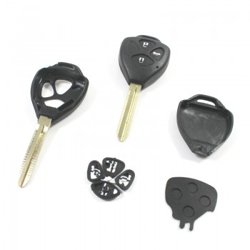 Toyota remote key shell 3 button TOY43