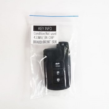 Toyota 3 buttons Smart Remote Control 312/315/433MHz 8A Chip for Camry Carolla RAV4（TY）