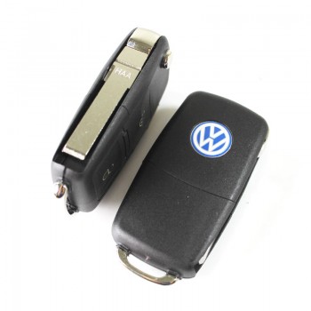 VW 2 button flip remote key shell  