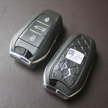 Original Citroen DS smart keyless go remote key 3 button 433MHz ID46