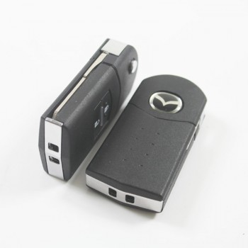 Mazda 2 button folding remote key case