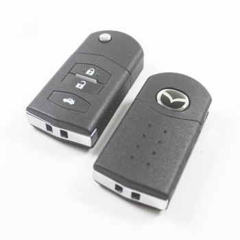 Mazda 3 button flip remote key shell