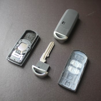 Mazda Smart Remote Key 2 button 433MHz ID49 with Uncut Blade