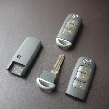 Mazda Smart Remote Key 3 Button 433MHz With Emergency Key Blade