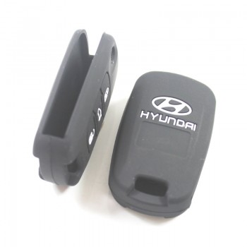 Silicone Car KEY Cover for Hyundai 3 button flip remote key