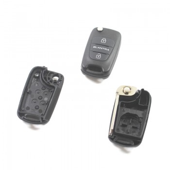 Hyundai 3 button folding remote key case