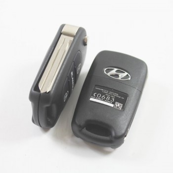 Hyundai 3 button folding remote key case